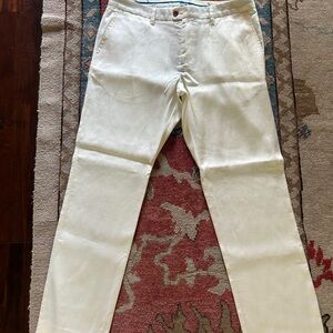 Tommy Bahama Cream Linen Blend Men's Pants